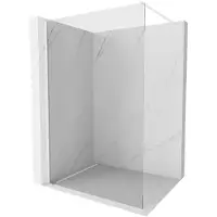 Mexen Kioto douchewand Walk-in 135 x 200 , transparant 8 mm, wit - 800-135-101-20-00