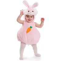 Dress Up America Bunny Rabbit-kostuum - Baby Paasoutfit voor baby's - Roze konijntjeskostuum voor baby's