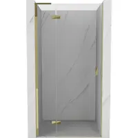 Mexen Mist-H L draaideur douchedeur links 105 , transparant, goud - 8A5L-105-000-50-00-L
