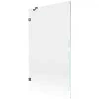 Mexen Lunar badwand 1-delig 100 x 150 , transparant, kanonmetaal - 897-100-000-95-00