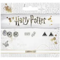 Ginza.se Harry Potter Stud Earring Set: Platf.9 3/4-Hedwig-Deathly H.
