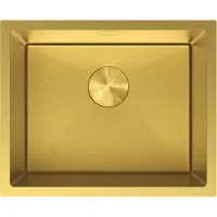 Mexen Trixo stalen spoelbak 1-kompartment 540 x 440 , goud HC - 6414541000-55HC