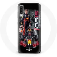 Red Bull Coque - - Samsung Galaxy A70 - Flexibel - Zwart - Max Verstappen