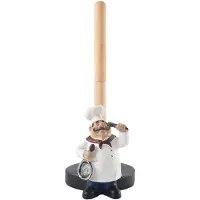 Typecat Hars Chef Dubbellaagse Keukenrolhouder Beeldjes Thuis Banketbakkerij Restaurant Ambachten Decoratie Ornament A