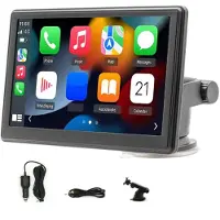 Tlily 7 Inch Draadloze Carplay Android Auto Speler Auto GPS Navigatie Mobiele Telefoon Interconnectie Multimedia Auto MP5