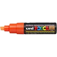 Uniball Marqueur Pte large biseautée POSCA PC8K 8mm Orange Fluo