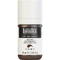 LIQUITEX Professionele acrylverf voor zacht lichaam, fles van 59 ml, gebrand omber