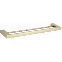 Mexen Pavo dubbele handdoekhouder, goud - 7030425-50