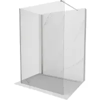 Mexen Kioto douchewand Walk-in 120 x 90 , transparant, geborsteld nikkel - 800-120-212-97-00-090