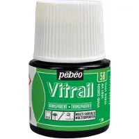 Pebeo Glasverf - Transparan Glanzend - Vitrail Transparant - 58 vivid green - 45 ml
