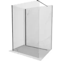 Mexen Kioto douchewand Walk-in 130 x 90 , transparant, zwart - 800-130-212-70-00-090