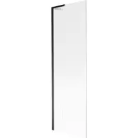 Mexen Next L badwand 1-delig 60 x 150 , strepen, zwart - 895-060-000-03-09-70
