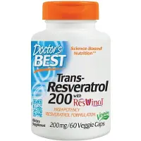 Doctors Best - Trans-Resveratrol met ResVinol-25, 200 mg - 60 capsules
