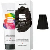 Goldwell Elumen Play Black 120ml - Ready To Use True Semi Permanent Color