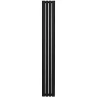 MonsterShop Ovale Kolomradiator - 1800mm x 240mm - Zwart