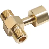 SEM CO2-tankadapter, frisdrankcilinder messing CO2-cilindertank CGA320-adapter