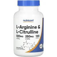 Nutricost - L-Arginine L-Citrulline Complex Capsules (120 capsules)