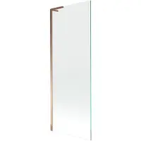 Mexen Next L badwand vouwdeur 1-delig 70 x 150 , transparant, roze goud - 895-070-000-03-00-60