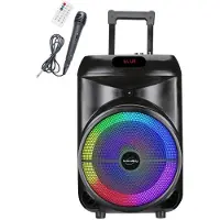 Big Buy Cooking Draagbare Bluetooth-luidspreker Inovalley, zwart, 700W