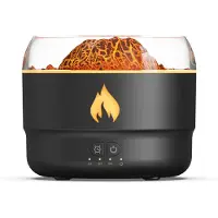 Torribaly Essenti?le olie diffuser huisgeur met 1H 2H 5H - Ultrasone luchtbevochtiger voor housewarming SPA kinderkamer zwart