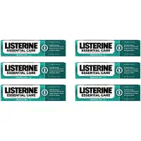 Listerine Essential Care Tandpasta, Slechte Adem Behandeling, Caviteit Preventie, Fluoride, 4.2 oz (Pack van 6)