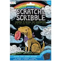 Ooly Mini Scratch & Scribble Art Kit: Speelse pups