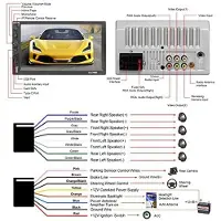 Semoic 2X Dubbel DIN Autoradio, 7-Inch Autoradio, Touchscreen Audio met Achteruitrijcamera, Carplay