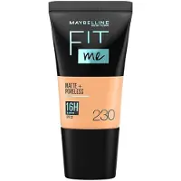 Maybelline New York Liquid Foundation, Matte & Poreless, Full Coverage, 230 Natural Buff, 18Ml