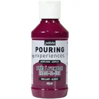 Pebeo Pouring Experiences Acrylverf 118ml - Donker Magenta