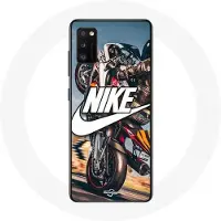 Nike Coque - - Galaxy S20 Plus - Souple - Wit - Motorwiel
