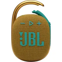 JBL Clip 4, Geel - Draagbare Bluetooth 5.1 Speaker - Tot 10 Uur Afspelen - Waterdicht & Stofdicht - Inclusief Geluid & Echo Annulerende Speaker