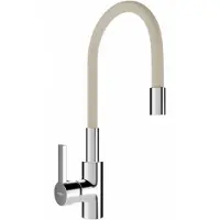 Mexen Flex keukenmengkraan, chroom/beige - 670900-09