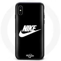 Nike Coque - - Iphone XS Max - Witte Logo - Soepel - Synthetisch