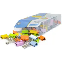 Rapesco 1492 19 mm Foldback Clips Diverse felle kleuren Pak van 80