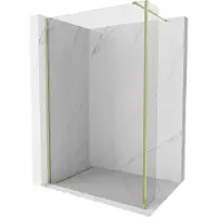 Mexen Kioto douchewand Walk-in 110 x 30 , transparant, goud - 800-110-212-50-00-030