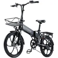 RANDRIDE Elektrische fiets - - YA20 - Motor 500W - Batterij 48V 12.8Ah - Actieradius 60-70 km
