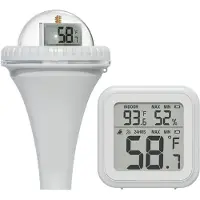 Semoic Drijvende zwembadthermometerset Buitentemperatuur