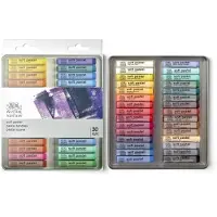 Winsor & Newton 1790002 Soft Pastel Box – 30 stuks, pastelkrijt voor tekenen en schilderen, hooggepigmenteerd & lichtvast