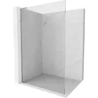Mexen Kioto L douchewand Walk-in 80 x 200 , transparant, chroom - 800-080-103-01-00
