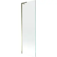 Mexen Next L douchescherm 1-vleugelig 60 x 150 , transparant, goud - 895-060-000-03-00-50