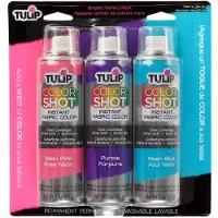 Tulip ColorShot instant fabric color spray Bright 3pcs