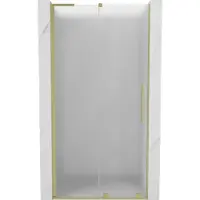 Mexen Velar L schuifdouchedeur 120 , matglas, goud geborsteld - 871-120-003-31-55