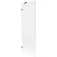 Mexen Lunar badwand 1-delig 60 x 150 , transparant, chroom - 897-060-000-01-00