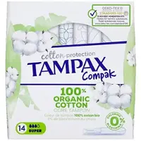 Tampax Cotton Protection Compak Super 14 stk.
