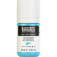 LIQUITEX Professionele acrylverf voor zacht lichaam, fles van 59 ml, lichtblauw, permanent