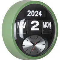Karlsson wandklok rond flip jungle Ø32,6cm