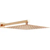 Mexen Slim regendouche 25 x 25 met douchearm, roségoud - 79125112-60