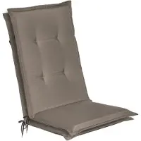 Beautissu set van 2 tuinstoelhoezen, model Loft HL, kleur taupe, afmetingen 120x50x6 cm