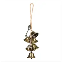 MaxPower Rotan Windgong Bidden Kristal Windgong Heksenbel Bescherm Deurgreep Hanger Familiekamer Decoratie