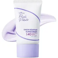 Isntree Onion Newpair - Zonnebrand SPF 40 PA+++ - Hydratatie en kalmering - Paars (50ml)